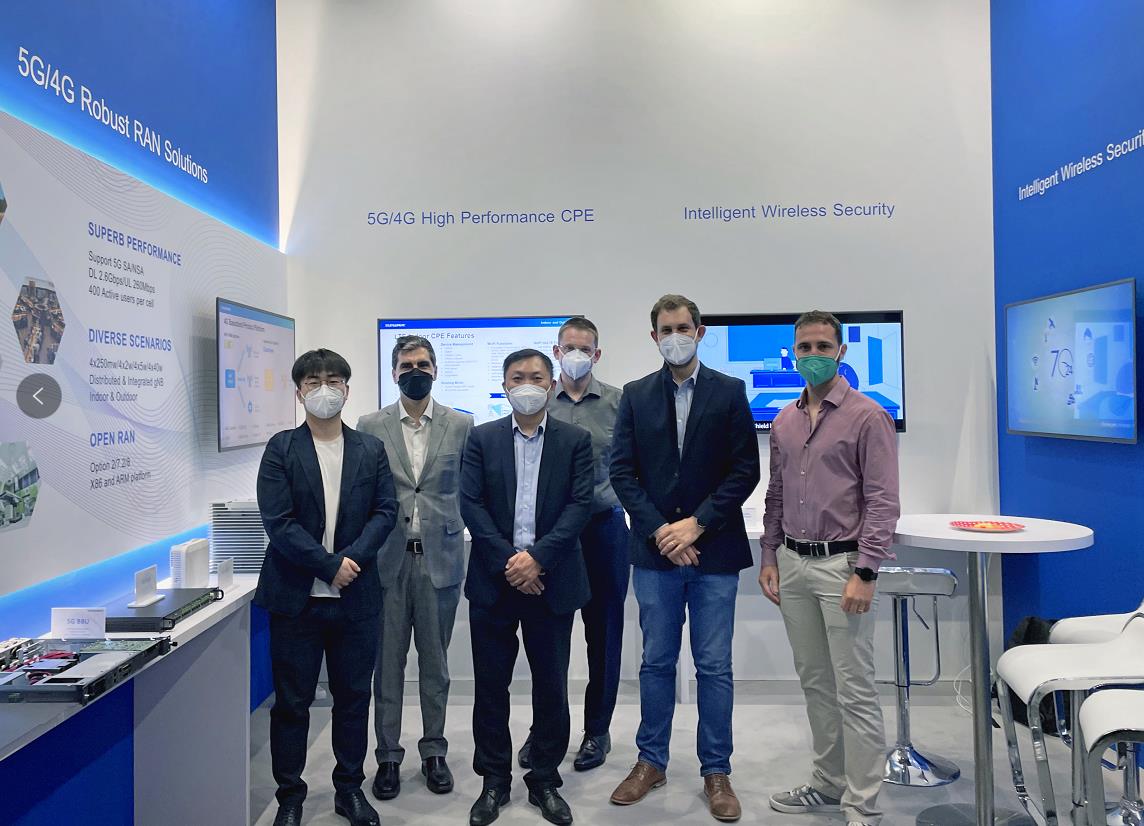 Sunwave demonstrates #5GSA #OpenRAN network in operation at #MWC2021 Barcelona